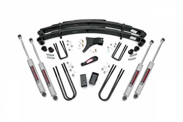 Rough Country - 4 Inch Suspension Lift Kit 82-85 4WD Ford F-350 Rough Country