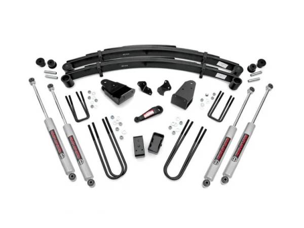 Rough Country - 4 Inch Suspension Lift Kit 87-97 4WD Ford F-250 Rough Country