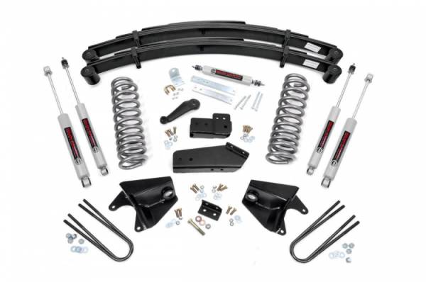 Rough Country - 4 Inch Suspension Lift System 80-96 4WD Ford Bronco Rough Country