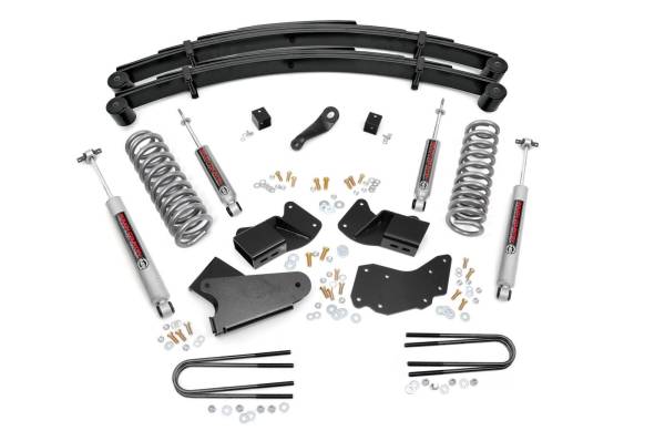 Rough Country - 4 Inch Suspension Lift System 84-90 4WD Ford Bronco II Rough Country