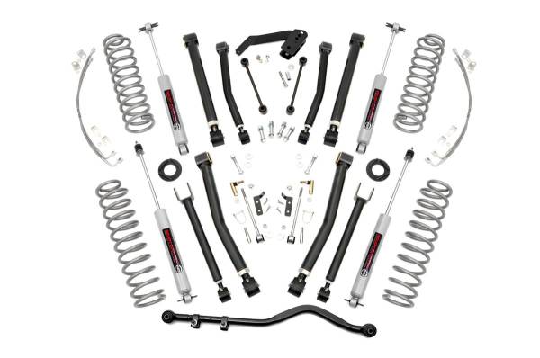 Rough Country - 4 Inch Jeep X-Series Suspension Lift Kit 07-18 Wrangler JK Rough Country