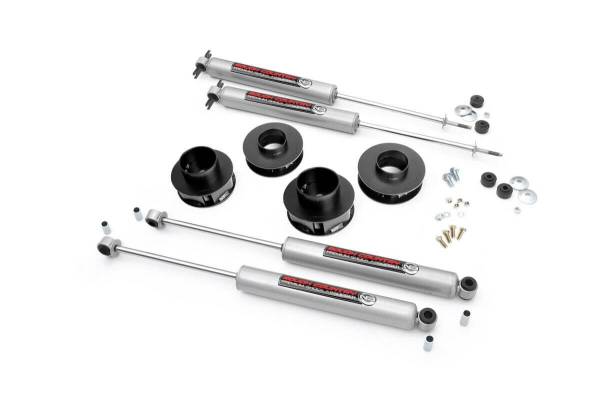 Rough Country - 2 Inch Jeep Suspension Lift Kit Preminum N3 Shocks 99-04 4WD Jeep Grand Cherokee WJ Rough Country