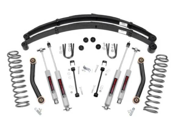 Rough Country - 4.5 Inch Jeep Suspension Lift System 84-01 Cherokee XJ Rough Country