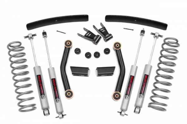 Rough Country - 4.5 Inch Jeep Suspension Lift Kit 86-93 Comanche MJ 4WD Rough Country