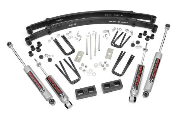 Rough Country - 3 Inch Toyota Suspension Lift Kit 79-83 4WD Toyota Pickup Rough Country