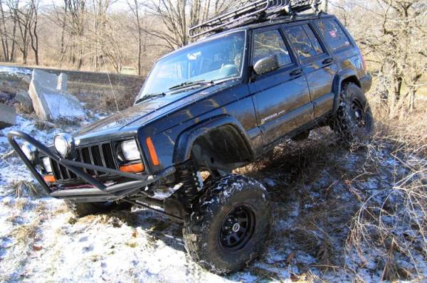 Rough Country - 4.5 Inch Jeep X-Series Suspension Lift System 84-01 Cherokee XJ Rough Country