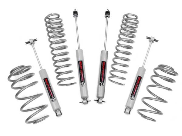 Rough Country - 2.5 Inch Jeep Suspension Lift Kit Preminum N3 Shocks 6 Cyl 04-06 4WD Jeep Wrangler TJ Unlimited 97-06 4WD Jeep Wrangler TJ Rough Country