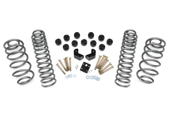 Rough Country - 3.75 Inch Jeep Combo Lift Kit No Shocks 4 Cyl 04-06 4WD Jeep Wrangler TJ Unlimited 97-06 4WD Jeep Wrangler TJ Rough Country