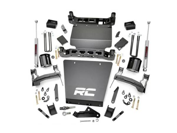 Rough Country - 5 Inch Suspension Lift Kit w/N3 Shocks & Struts 14-18 Silverado/Sierra 1500 4WD Rough Country