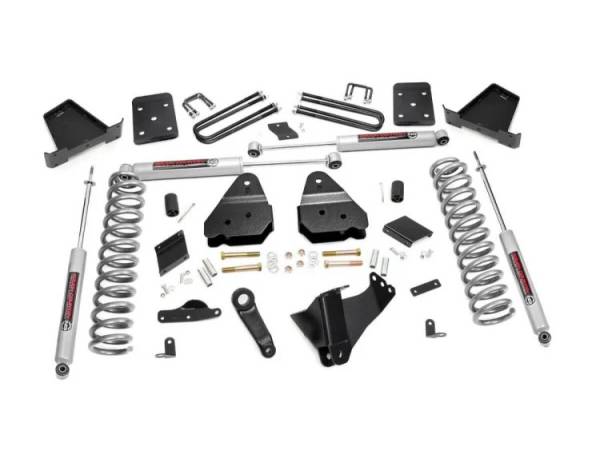 Rough Country - 4.5 Inch Suspension Lift Kit N2.0 15-16 F-250 4WD w/o Overloads Rough Country