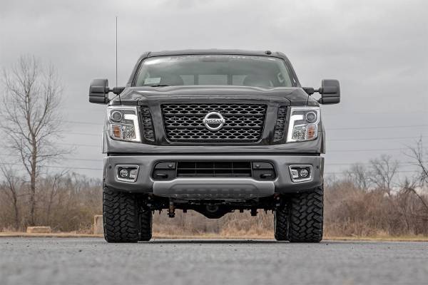 Rough Country - 3 Inch Nissan Bolt-On Lift Kit Lifted Struts 04-15 Titan 2WD/4WD Rough Country