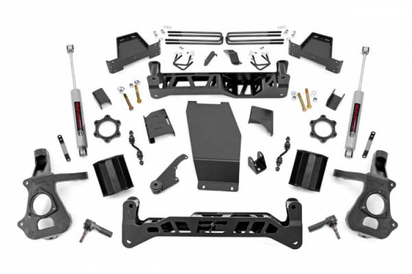 Rough Country - 7 Inch Suspension Lift Kit Vertex 14-18 Silverado/Sierra 1500 4WD Cast Steel Rough Country