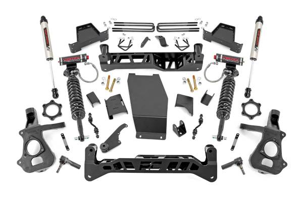 Rough Country - 7 Inch Suspension Lift Kit Vertex & V2 14-18 Silverado/Sierra 1500 4WD Cast Steel Rough Country