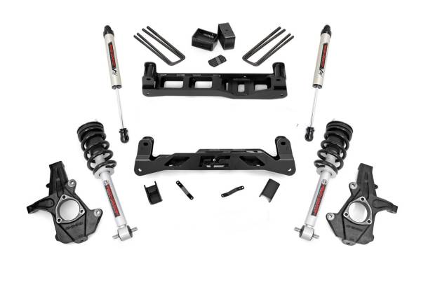 Rough Country - 7.5 Inch Suspension Lift Kit w/V2 Shocks & Struts 07-13 Silverado/Sierra 1500 Rough Country