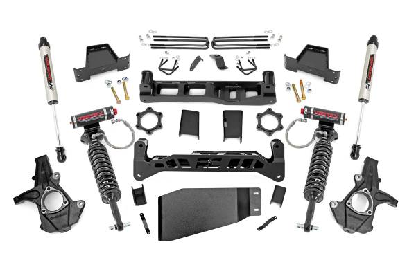 Rough Country - 7.5 Inch Suspension Lift Kit Vertex & V2 Monotube Shocks 07-13 Silverado/Sierra 1500