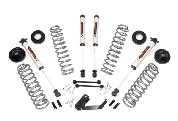 Rough Country - 3.25 Inch Jeep Suspension Lift Kit w/V2 Shocks 07-18 Wrangler JK Unlimited Rough Country