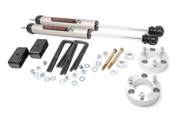 Rough Country - 3 Inch Toyota Suspension Lift Kit w/V2 Shocks 05-20 Tacoma Rough Country