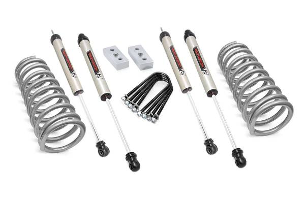 Rough Country - 3 Inch Suspension Lift Kit w/V2 Shocks 03-13 RAM 2500/3500 Rough Country