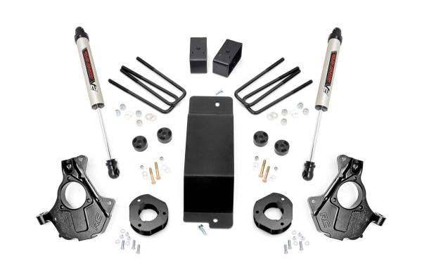 Rough Country - 3.5 Inch Suspension Lift Knuckle Kit w/V2 Monotube 14-18 Silverado/Sierra 1500 4WD Cast Steel Rough Country