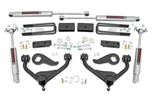 Rough Country - 3 Inch GM Bolt-On Suspension Lift Kit 20 2500HD Rough Country