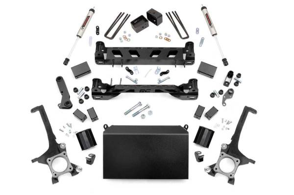 Rough Country - 4 Inch Toyota Suspension Lift Kit w/V2 Shocks 16-20 Tundra 4WD/2WD Rough Country