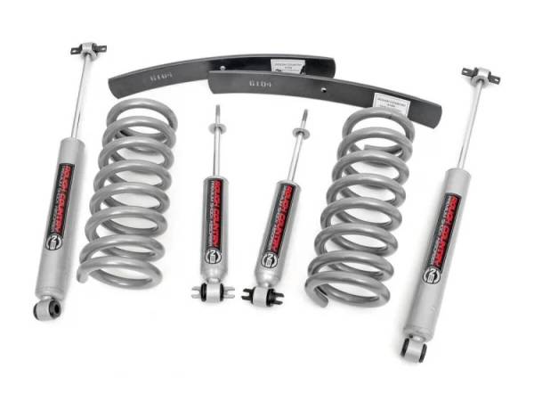 Rough Country - 2 Inch Suspension Lift Kit 91-03 Sonoma 83-05 S10 Blazer 83-01 S15 Jimmy Rough Country