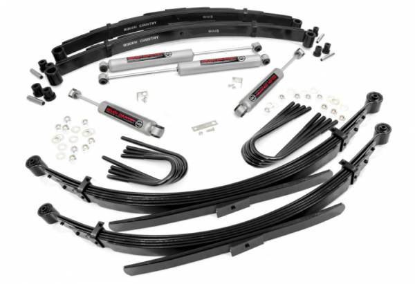 Rough Country - 2 Inch Suspension Lift System 56 Inch Rear Springs 77-87 C20/K20/C25/K25 Rough Country