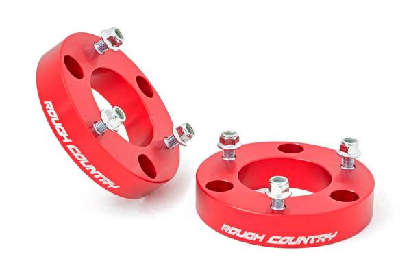 Rough Country - 2 Inch Leveling Kit Red 17-20 Titan Rough Country