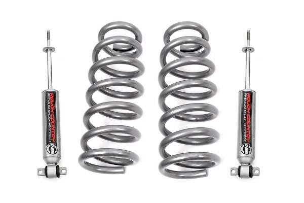 Rough Country - 2 Inch Leveling Coil Springs w/N3 Shocks 09-Up RAM 1500 2WD V8 Models Rough Country