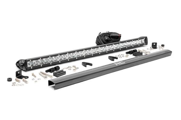 Rough Country - 30 Inch CREE LED Light Bar Single Row Chrome Series Rough Country