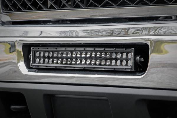 Rough Country - Chevrolet 20 Inch LED Light Bar Hidden Bumper Mounts 11-14 Silverado 2500HD Rough Country