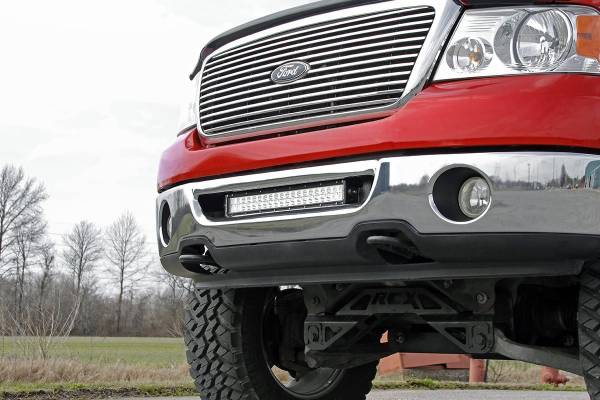 Rough Country - Ford 20 Inch LED Light Bar Hidden Bumper Mounts 06-08 F-150 Rough Country