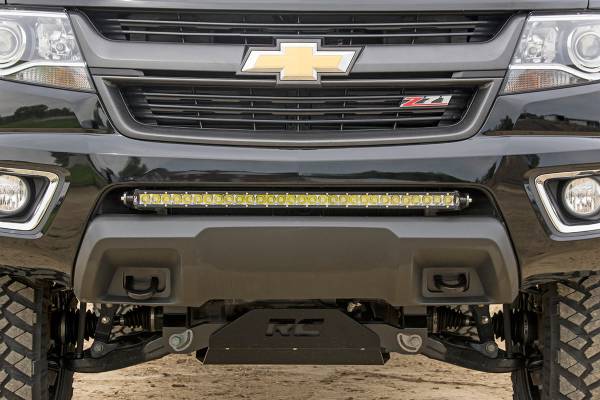 Rough Country - 30 Inch Single Row LED Hidden Bumper Mounts 15-22 Colorado/Canyon Rough Country