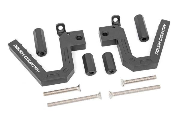 Rough Country - Jeep Front Aluminum Grab Handles 07-18 Wrangler JK Rough Country