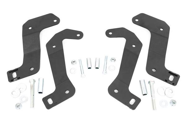 Rough Country - Jeep Front Control Arm Relocation Brackets 18-UP Wrangler JL/JT Gladiator Rough Country