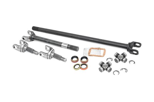 Rough Country - 4340 Chromoly Replacement Front Axle KitDana 30, 27 Spline TJ/YJ/XJ/ZJ Rough Country