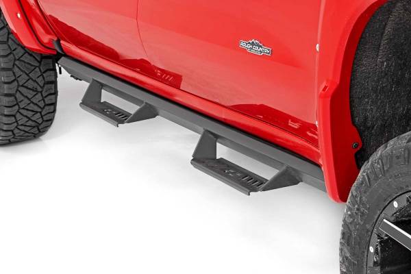 Rough Country - Toyota Cab-Length AL2 Drop Steps 07-20 Tundra Crew Cab Rough Country