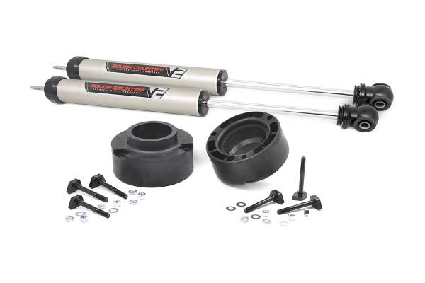 Rough Country - RAM 3500 2.5 Inch Leveling Lift Kit with V2 Shocks For 94-12 Dodge RAM 3500 4WD Rough Country