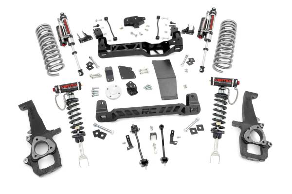 Rough Country - 6.0 Inch Dodge Suspension Lift Kit Vertex Struts and Vertex Shocks 12-Up Ram 1500 4WD Rough Country