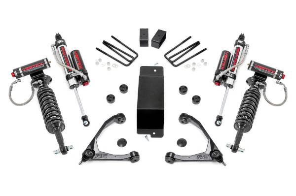 Rough Country - 3.5 Inch GM Suspension Lift Kit w/Upper Control Arms Vertex (07-16 1500 PU 4WD) Rough Country