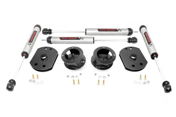 Rough Country - 2.5 Inch Dodge Lift Kit V2 Shocks (14-20 Ram 2500 4WD) Rough Country