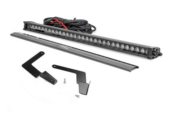 Rough Country - Toyota 30 Inch Cree LED Bumper Kit Black Series w/ Cool White DRL (16-19 Tacoma) Rough Country