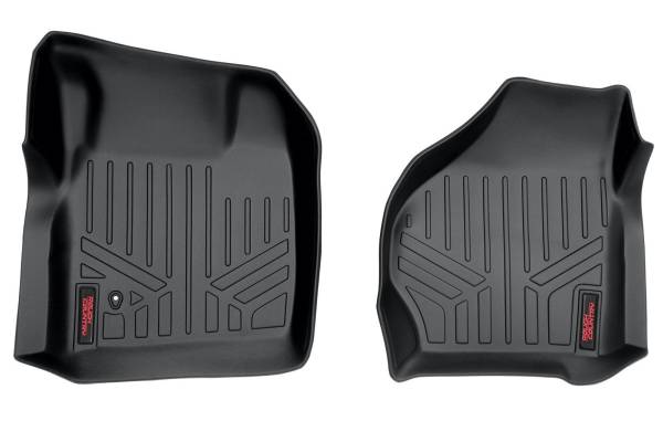 Rough Country - Heavy Duty Floor Mats (Front 99-07 Ford Super Duty Crew Cab) Rough Country