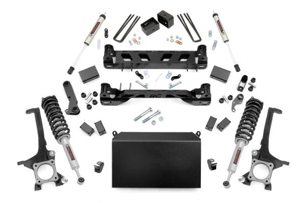 Rough Country - 4.5 Inch Toyota Suspension Lift Kit w/ N3 Struts and V2 Shocks For 07-15 Tundra Rough Country