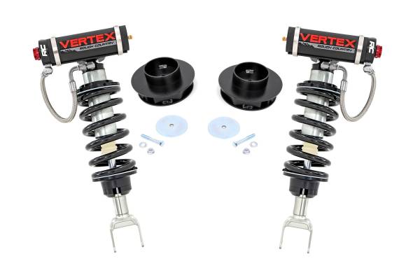 Rough Country - 2.0 Inch Dodge Suspension Lift Kit w/Vertex Coilovers For 19-24 Ram 1500 4WD Rough Country