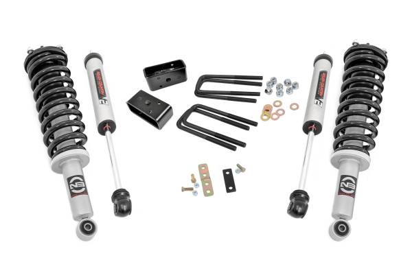 Rough Country - 2.5 Inch Toyota Suspension Lift Kit w/N3 Struts and V2 Shocks Rough Country