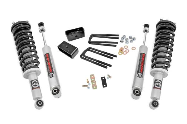 Rough Country - 2.5 Inch Toyota Suspension Lift Kit w/N3 Struts and Shocks Rough Country