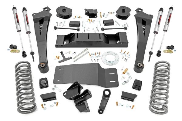 Rough Country - 5 Inch Lift Kit Non-AISIN V2 19-Up Ram 2500 4WD Rough Country