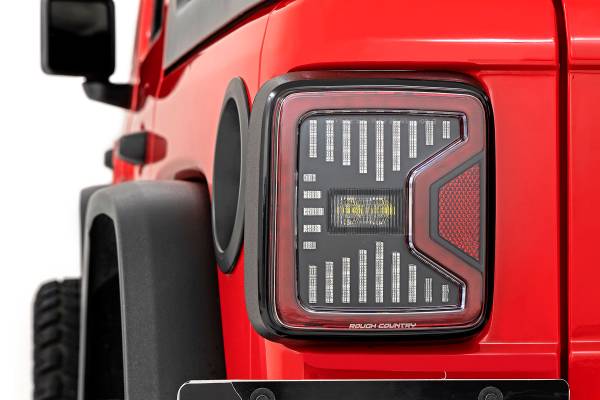 Rough Country - LED Tail light 18-22 Jeep Wrangler JL 4WD Rough Country