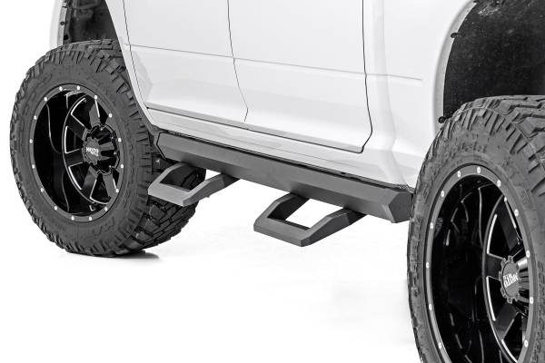 Rough Country - SR2 Adjustable Aluminum Steps Crew Cab 09-Up Ram 1500 10-18 2500 Rough Country